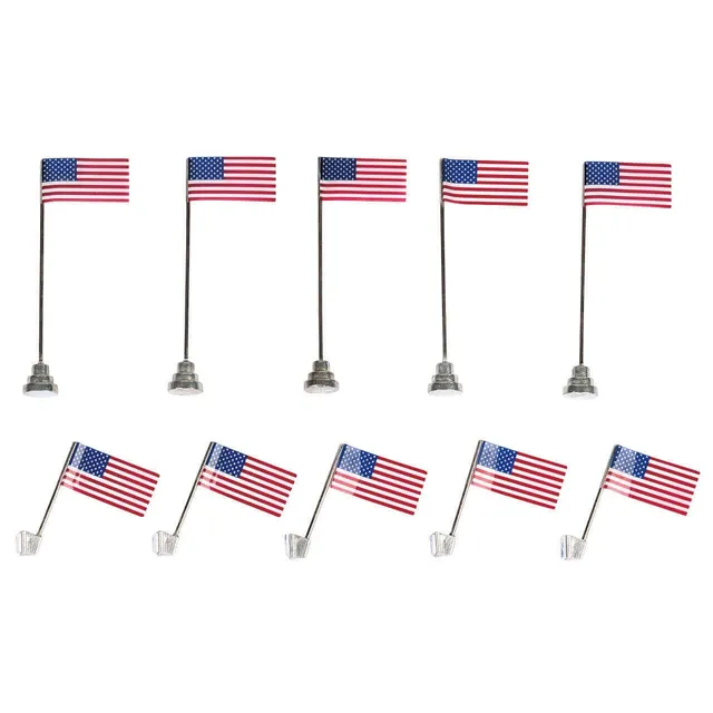 lemax-american-flag-post-fahnenmast-miniatur image 1