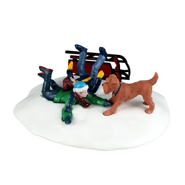lemax-winter-wipeout-schlitten-figuren-szene-mit-hunden image 1