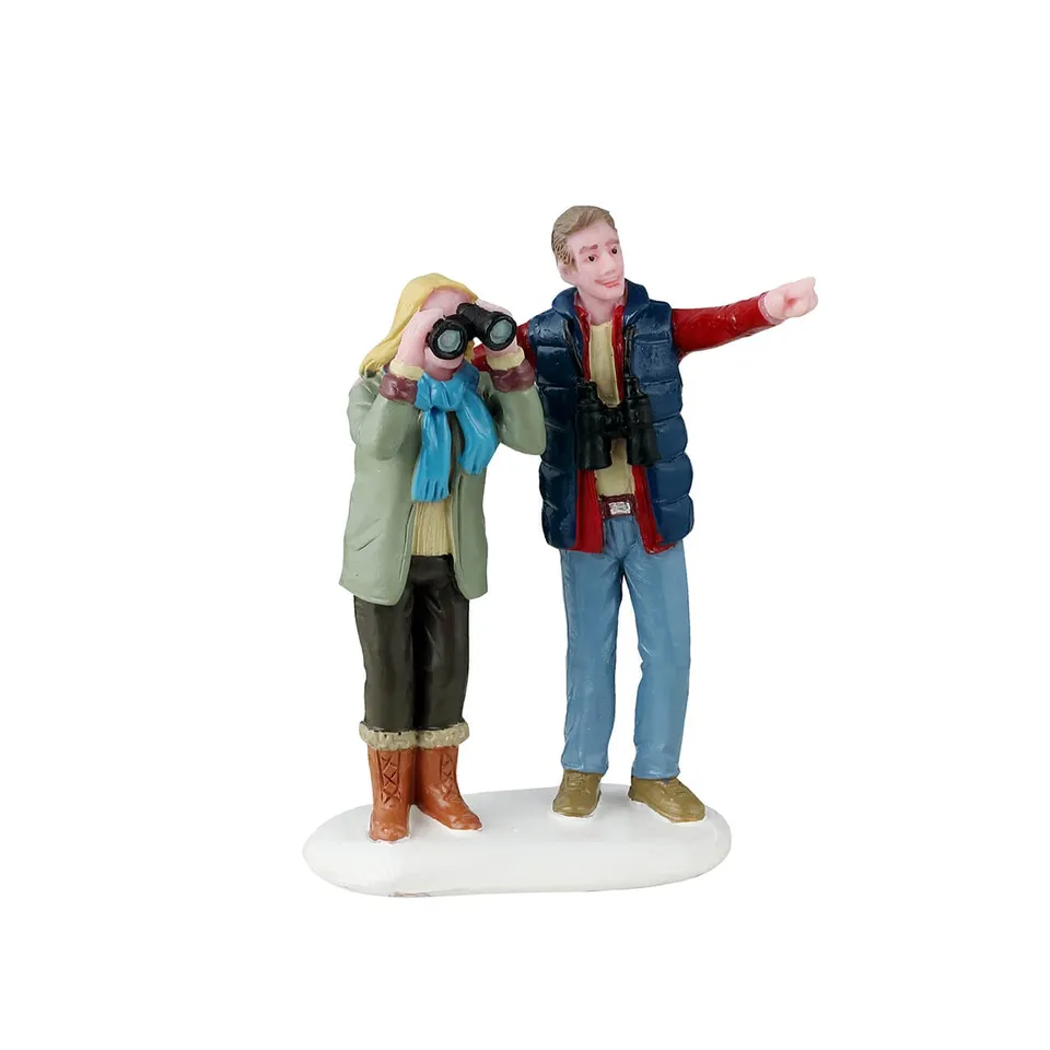 lemax-lovebirds-vail-village-winterfigur image 1