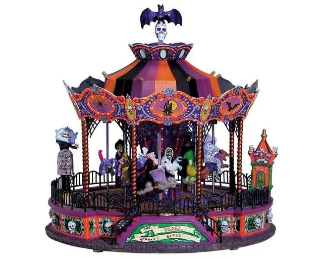 lemax-spooky-scare-ousel-grusel-karussell image 1