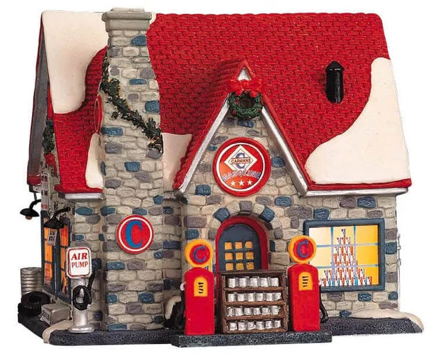 lemax-carmans-gas-station-miniaturhaus image 1