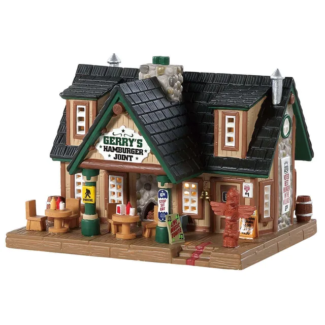 lemax-gerry-s-hamburger-joint-beleuchtetes-miniaturhaus image 1