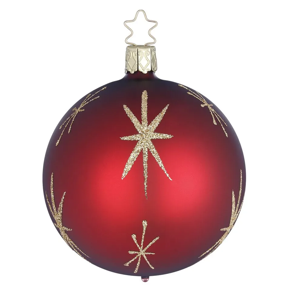 inge-glas-sternentanz-christbaumkugel-8-cm-burgundy-classic image 1