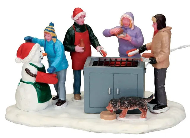 lemax-snowy-bbq-holidays-seasons-figur image 1