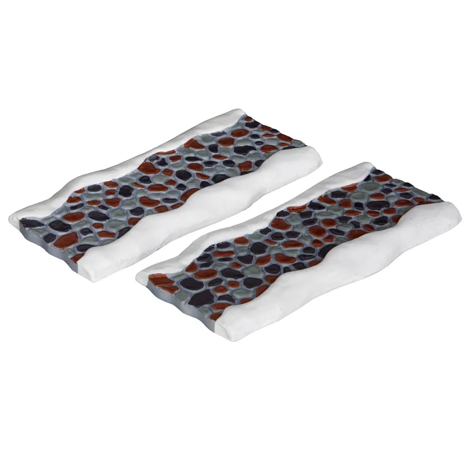 lemax-2-pc-stone-road-gerade-weihnachtsdorf-stra-e-2er-set image 1