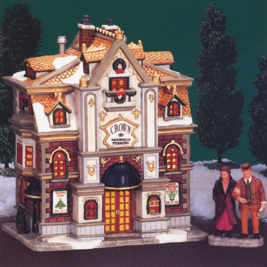 lemax-crown-vaudeville-theater-miniatur-theatergeb-ude image 1