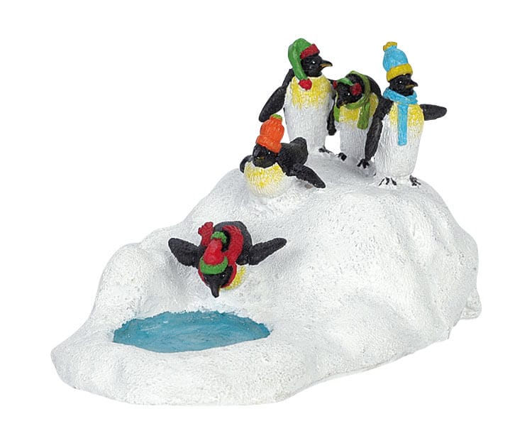 lemax-penguin-frolic-weihnachtsdorf-figur-pinguine image 1