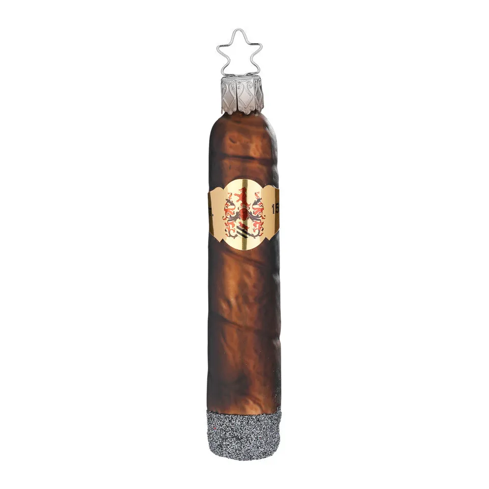 inge-glas-zigarre-christbaumkugel-11-cm-food-figur image 1