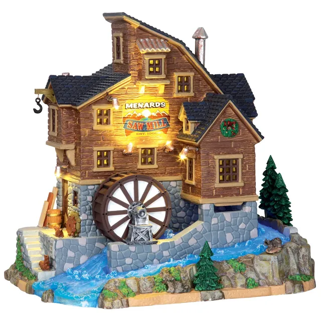 lemax-menard-s-saw-mill-beleuchtetes-weihnachtsdorf-s-gewerk image 1
