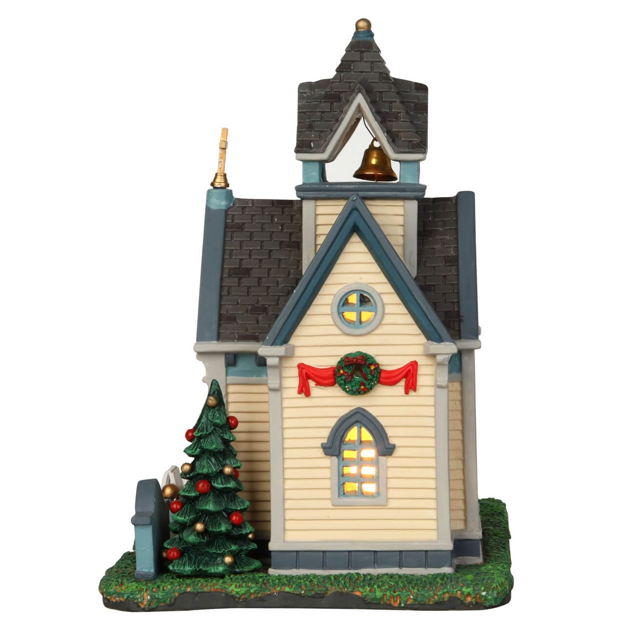 lemax-village-church-miniatur-kirche-weihnachtsdorf image 3