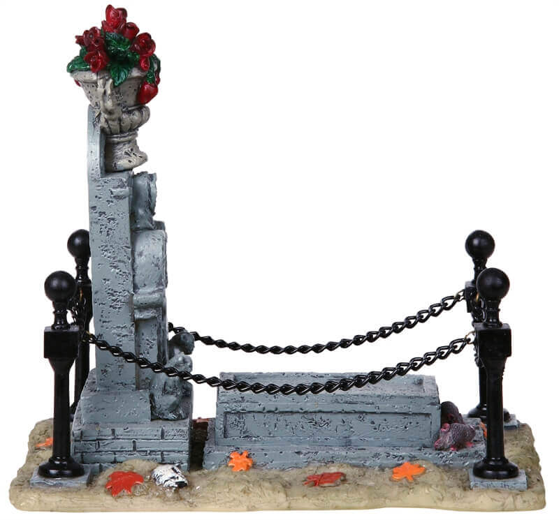 lemax-spooky-town-spooky-crypt-gruft-mit-beleuchtung image 2