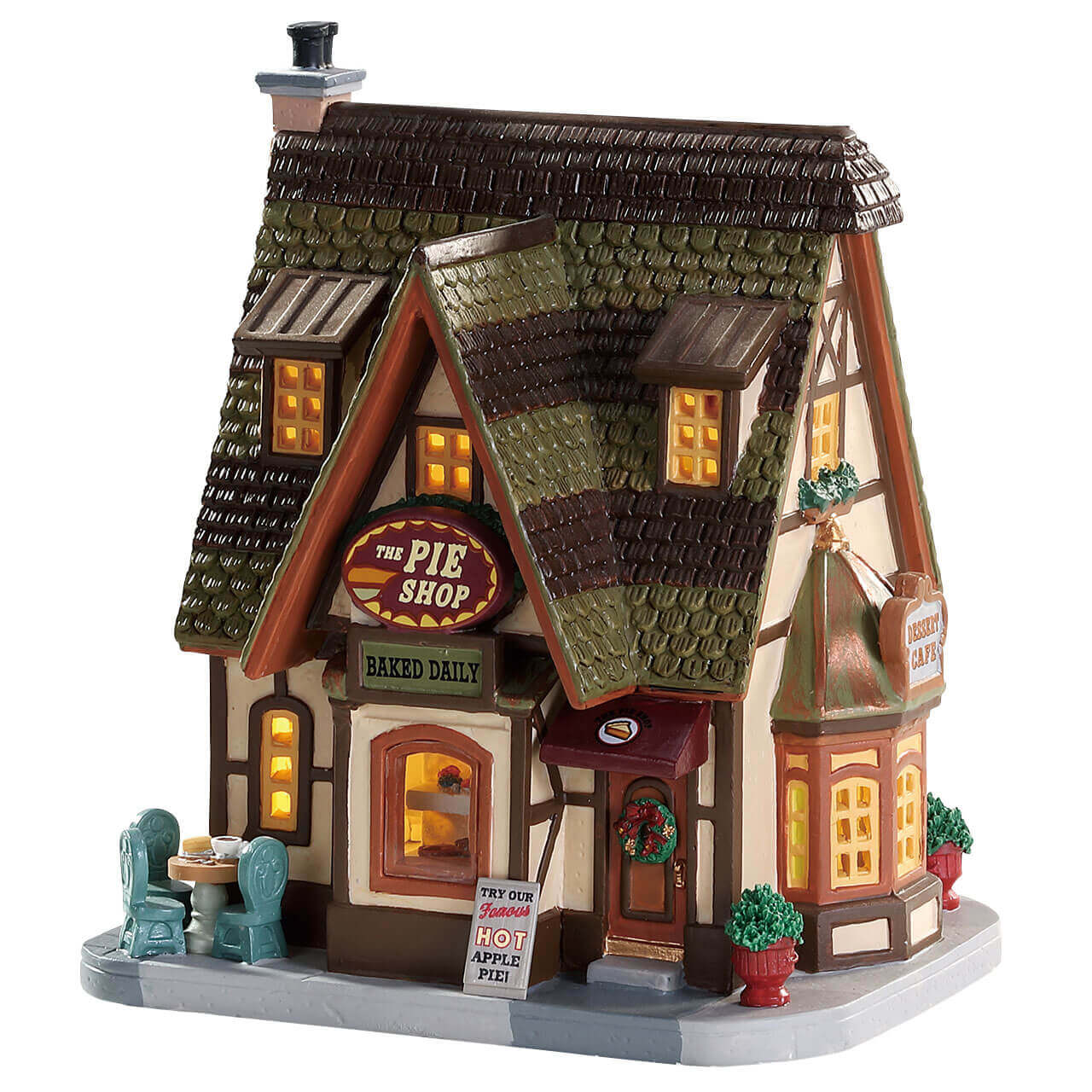 lemax-the-pie-shop-beleuchteter-miniatur-kuchenladen image 1