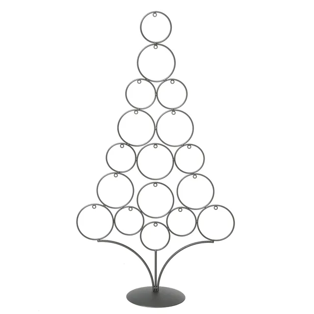 inge-glas-deko-baum-ringe-anthrazit-metall-83-cm image 1