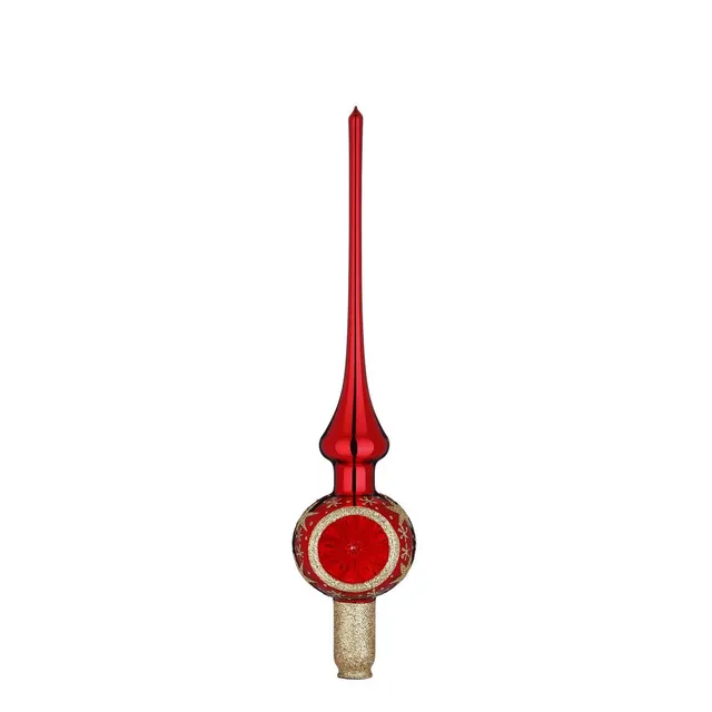 inge-glas-sternenhimmel-baumspitze-30-cm-rot-glanz image 1