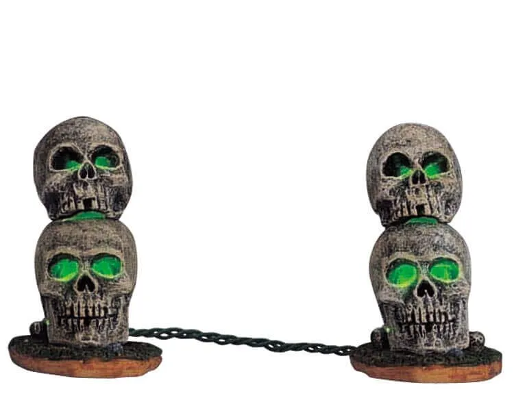 lemax-lighted-skull-spooky-town-deko image 1
