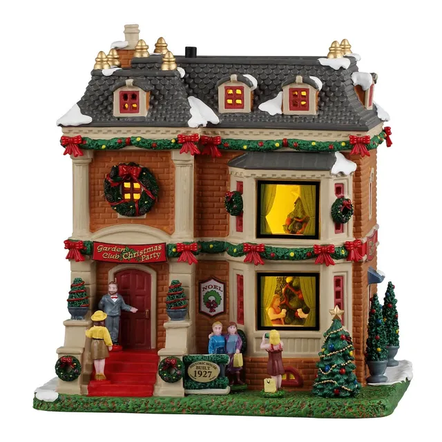 lemax-garden-club-christmas-party-weihnachtshaus-caddington image 1