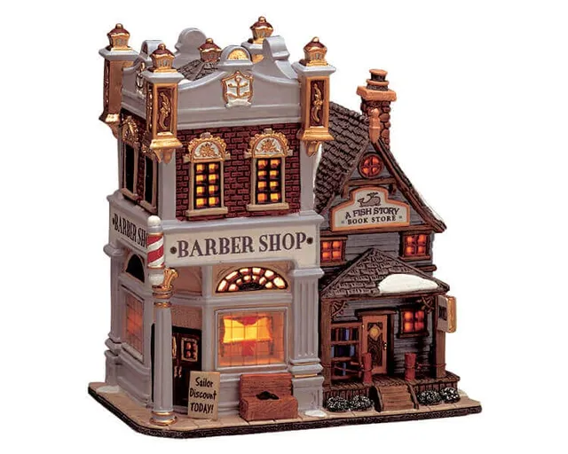 lemax-main-st-barber-shop-miniaturhaus image 1