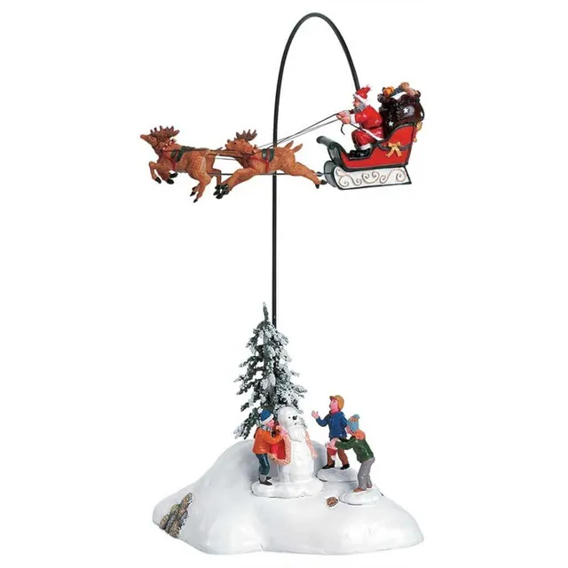 lemax-santa-claus-is-coming-to-town-figurenset-4-teilig-mit-drehfunktion image 1