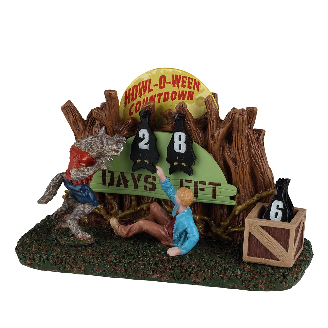 lemax-howl-o-ween-countdown-spooky-town-halloween-miniaturszene image 1