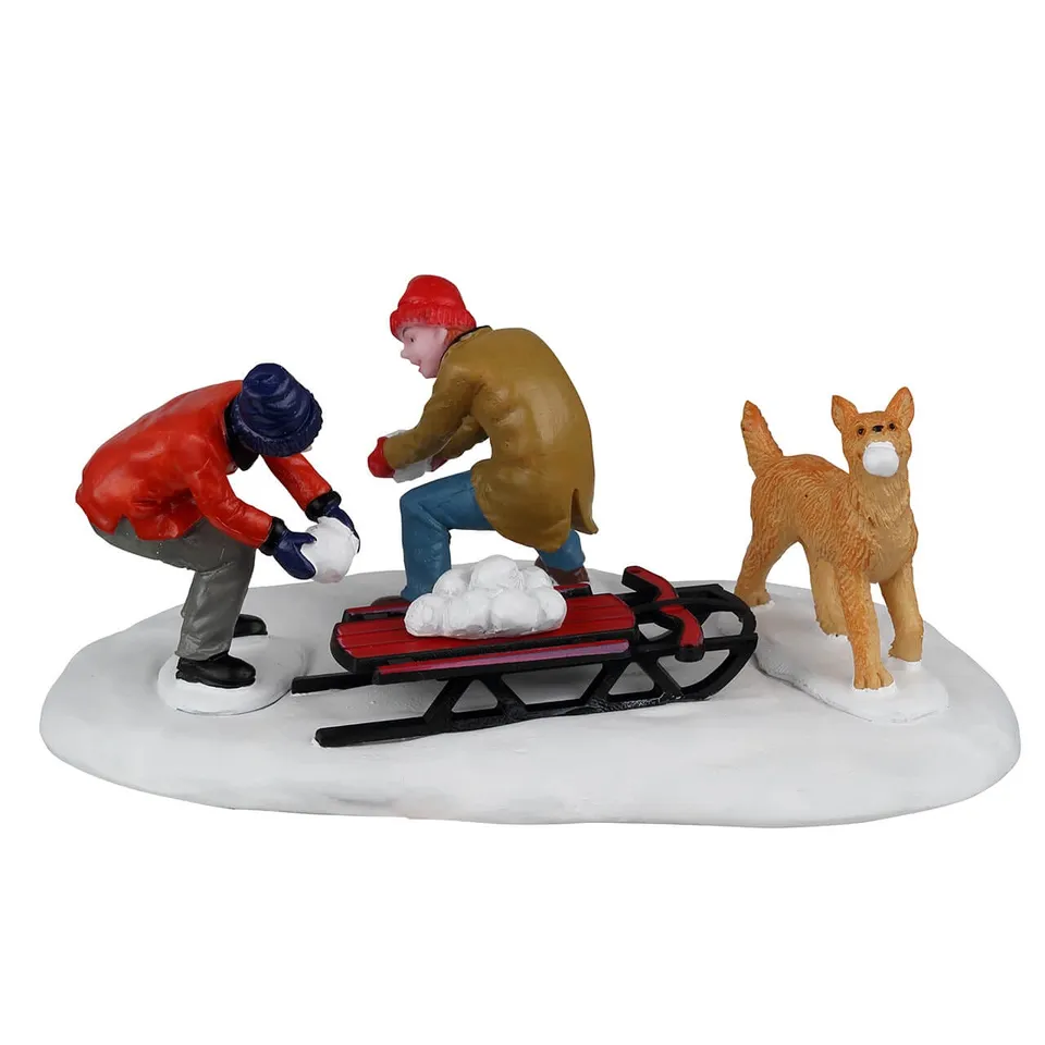 lemax-snowy-ammo-operation-schneeballschlacht-figur-vail-village image 1