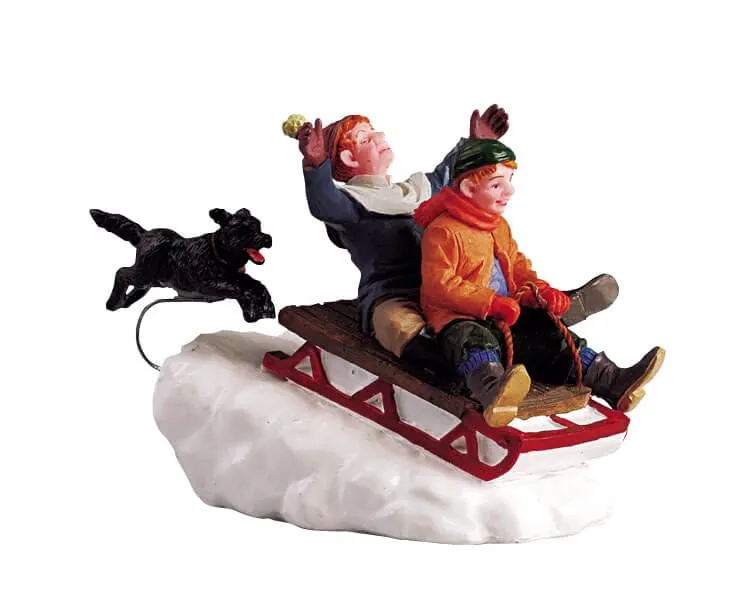 lemax-downhill-fun-miniaturfigur-winterszene image 1