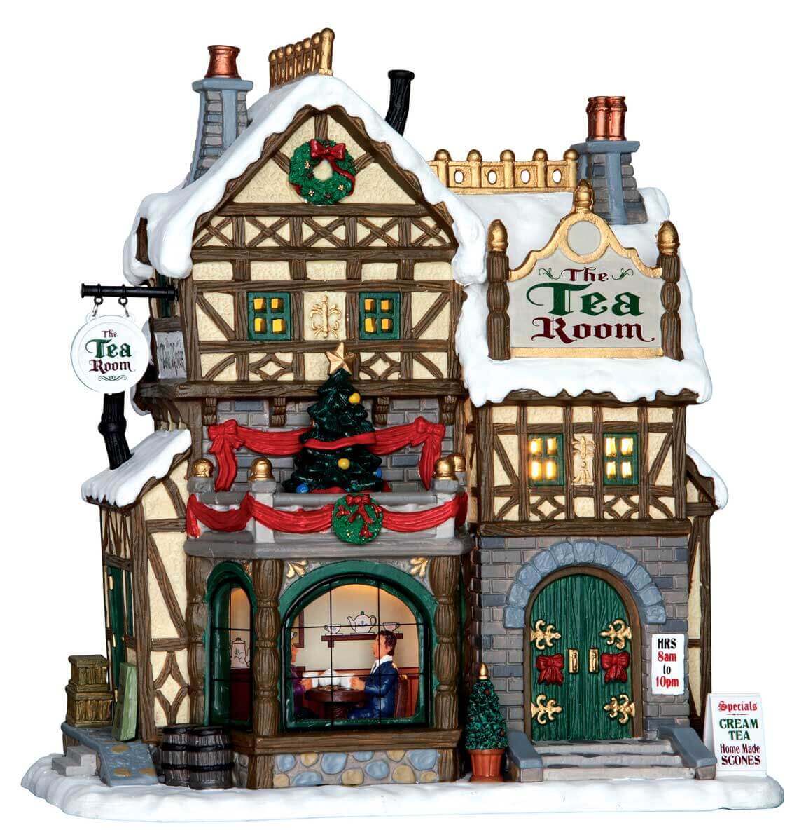 lemax-the-tea-room-beleuchtetes-miniaturhaus image 1