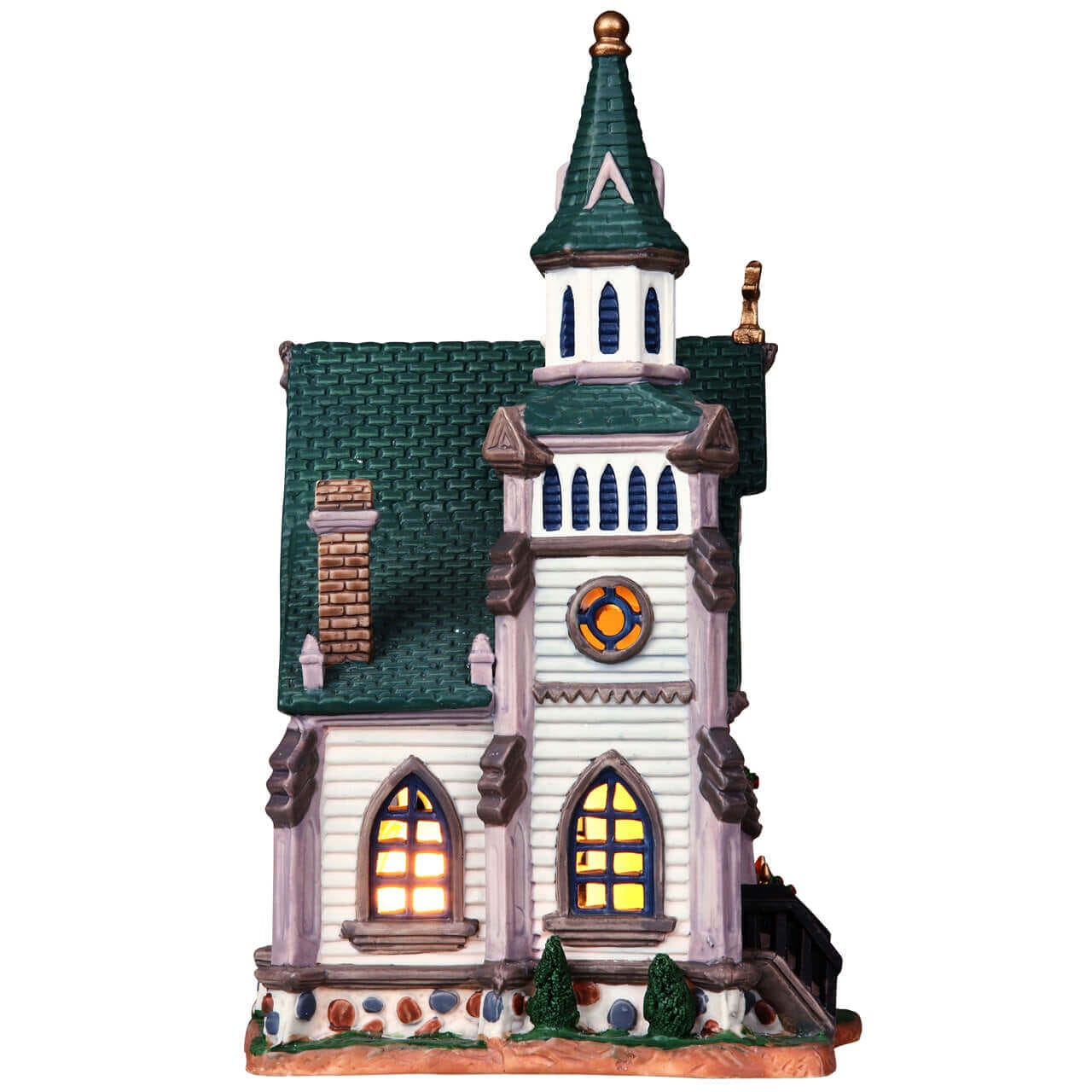 lemax-cedar-valley-church-miniatur-kirche-weihnachtsdorf image 3
