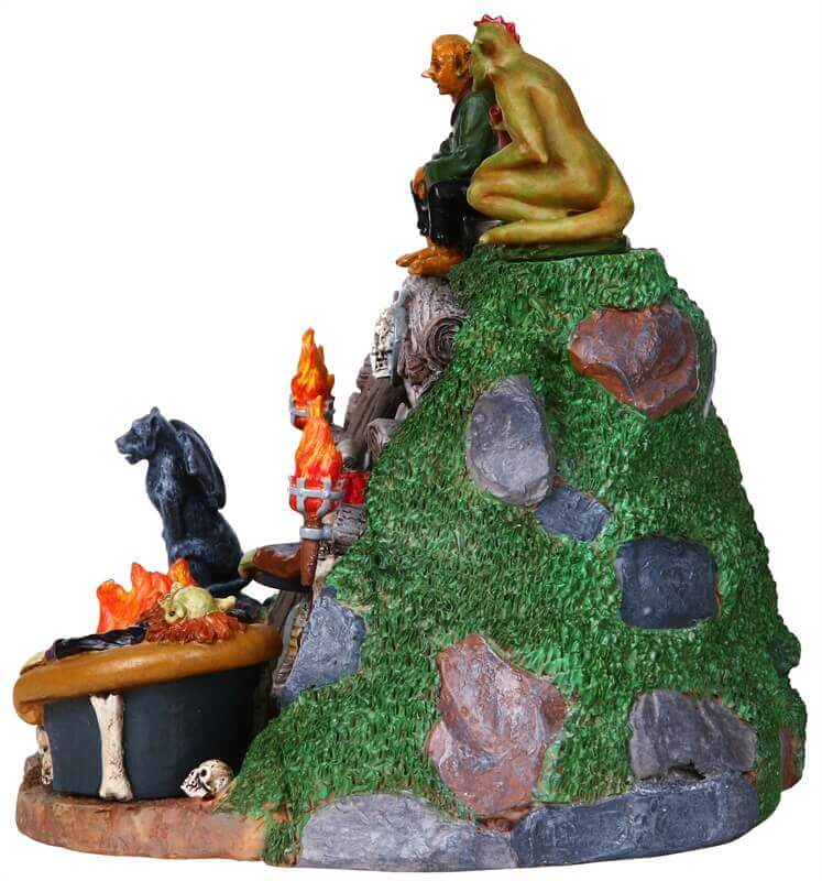 lemax-demon-den-spooky-town-miniaturhaus image 2