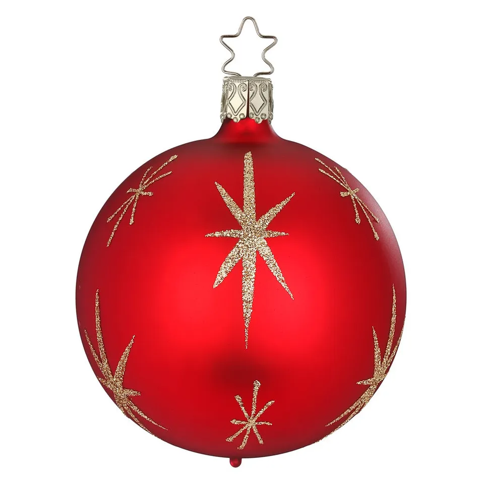 inge-glas-sternentanz-christbaumkugel-10-cm-rot image 1