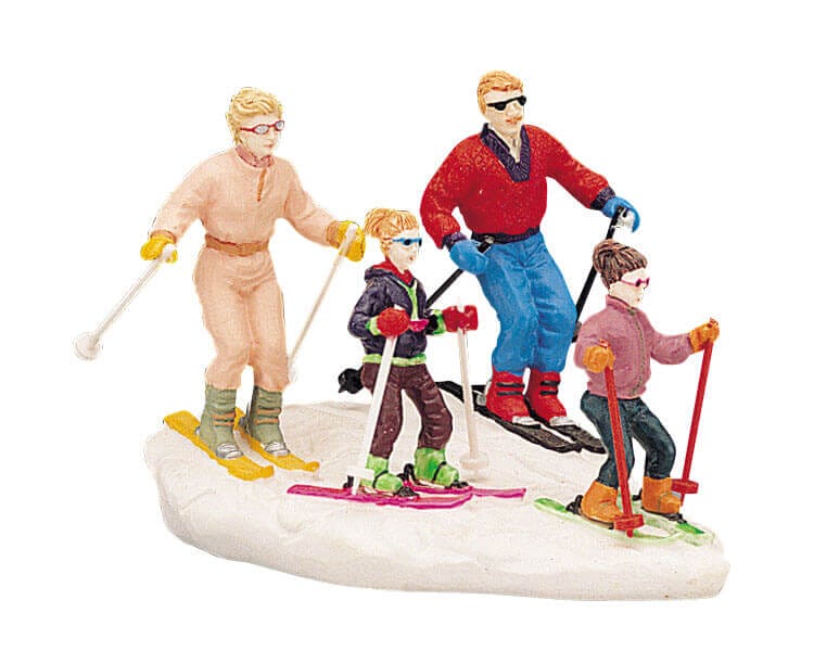 lemax-family-ski-along-figuren-set-ski-familie image 1