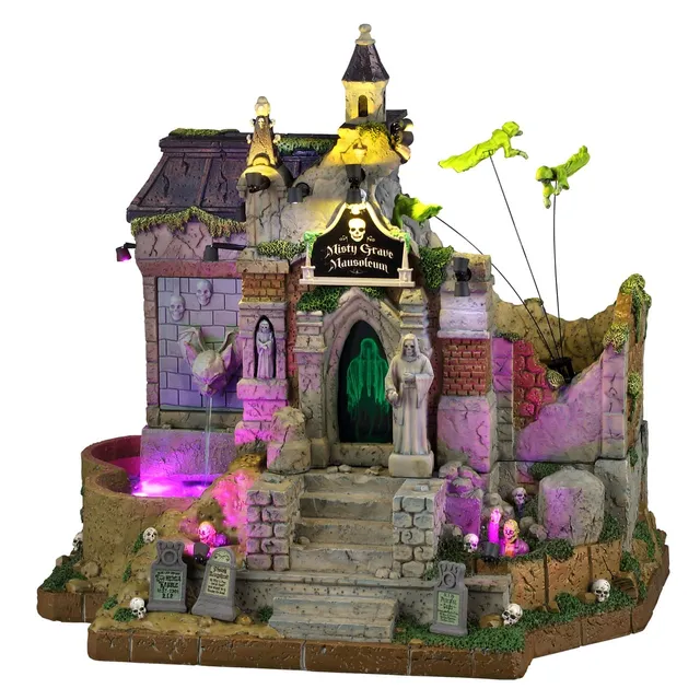 lemax-misty-grave-mausoleum-grusel-geb-ude-mit-sound-licht image 1