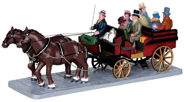 lemax-ride-in-the-country-weihnachtsdorf-figurenszene image 1