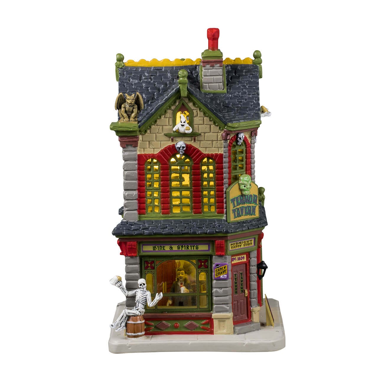 lemax-spooky-town-terror-tavern-beleuchtetes-halloween-geb-ude image 2