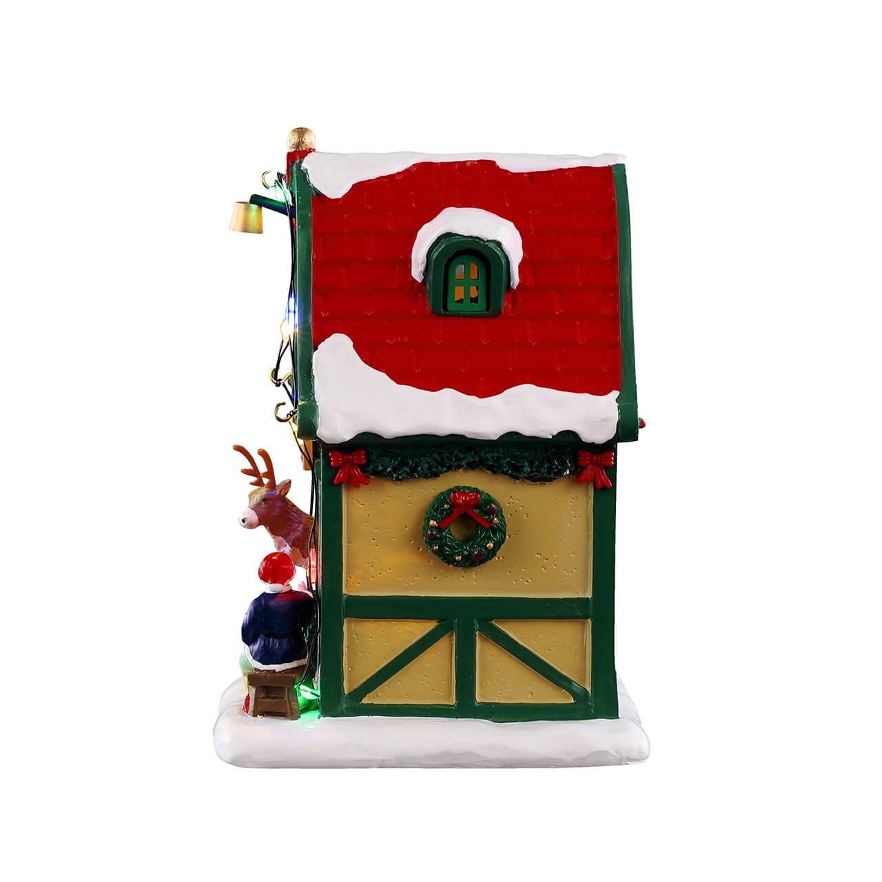lemax-cupid-s-den-rentierstall-miniaturhaus-santa-s-wonderland image 3