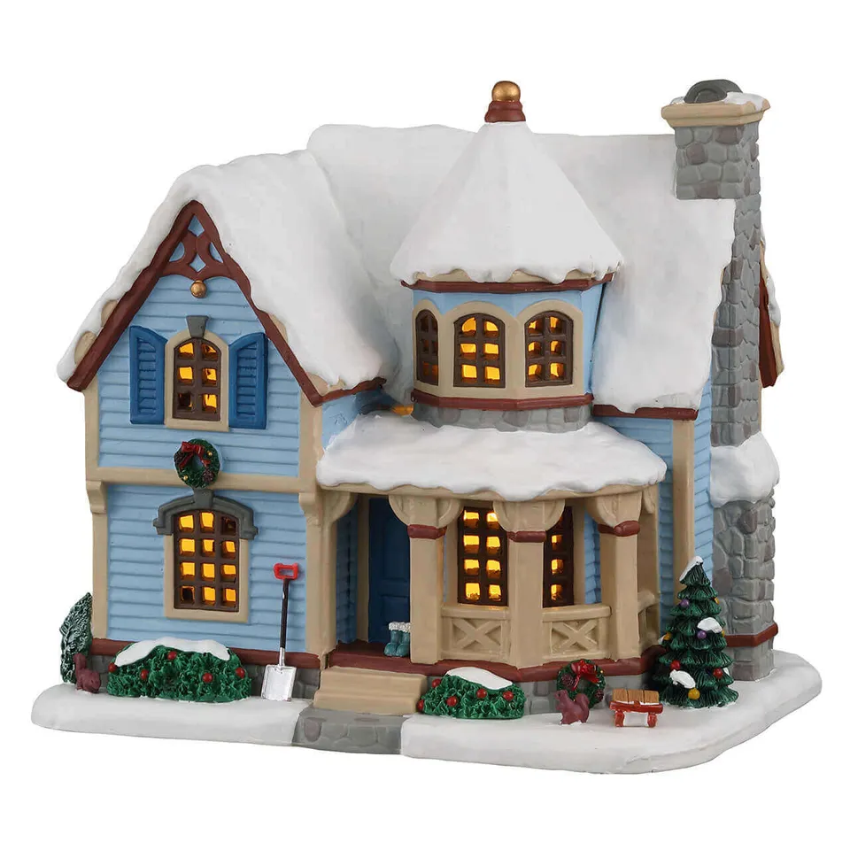lemax-snow-day-at-the-wilson-s-house-winterhaus image 1