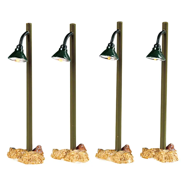 lemax-rustic-street-lamp-4er-set-miniatur-laternen image 1