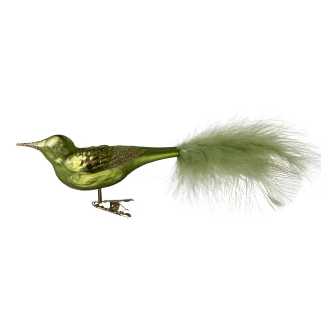 inge-glas-vogel-christbaumkugel-gr-n-11-cm-aus-glas image 1