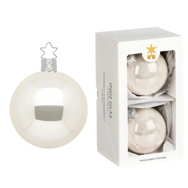 inge-glas-manufaktur-christbaumkugeln-kugeln-champagner-opal-10-cm image 1