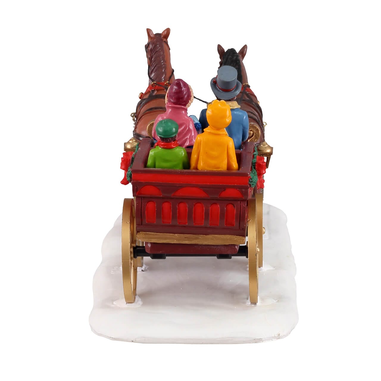 lemax-carriage-cheer-pferdekutsche-miniatur-szene image 3