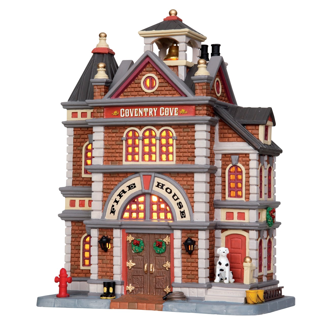 lemax-coventry-cove-firehouse-feuerwehrhaus image 1