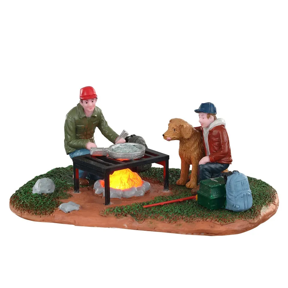 lemax-fish-fry-with-dad-vater-und-sohn-beim-angelausflug image 1