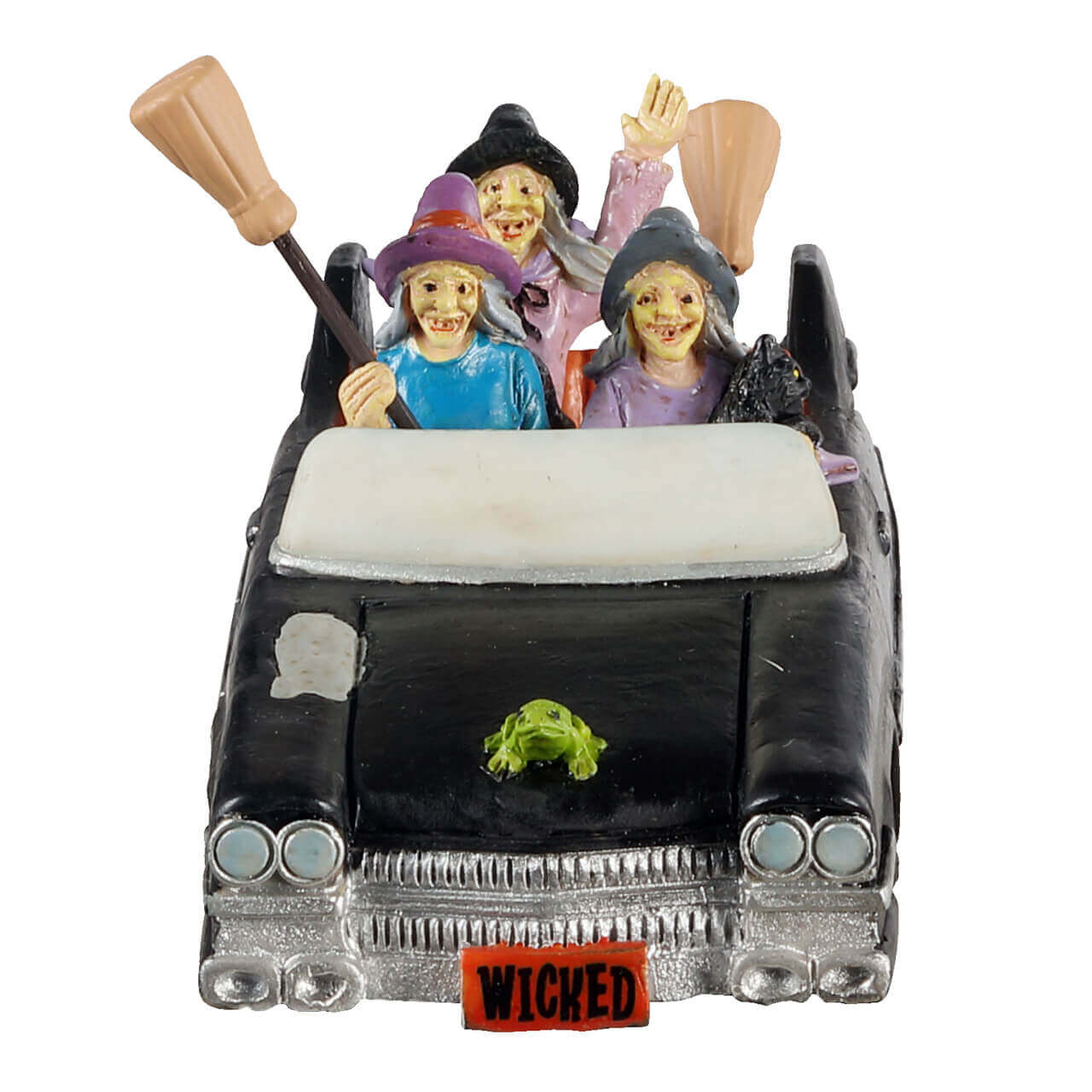 lemax-girls-night-out-on-halloween-miniatur-szene-hexen-cabrio-spooky-town image 2