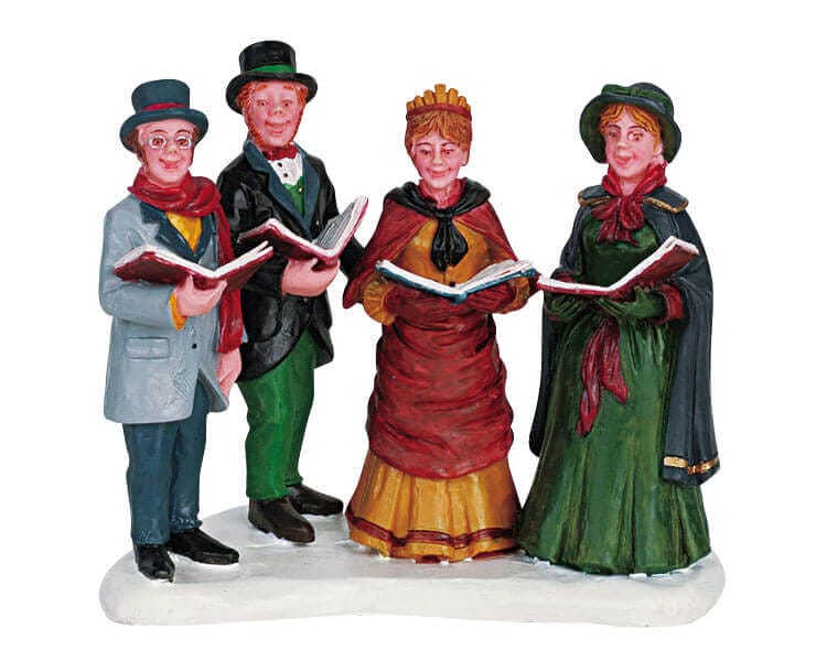 lemax-courtyard-carolers-miniatur-figuren-set image 1