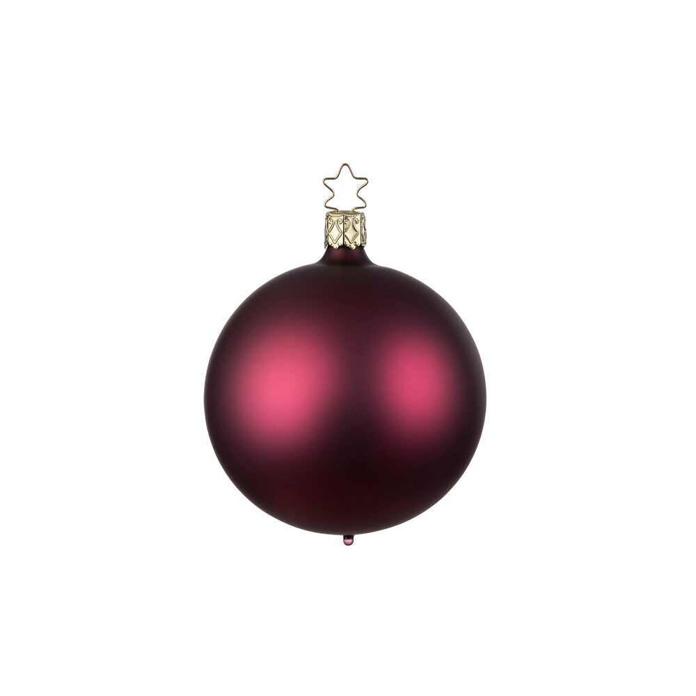 inge-glas-kugeln-rotwein-matt-10-cm-christbaumkugeln image 2