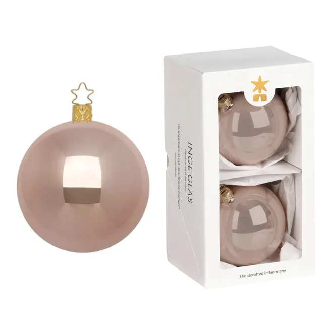 inge-glas-kugel-steinbock-opal-10-cm-creme image 1