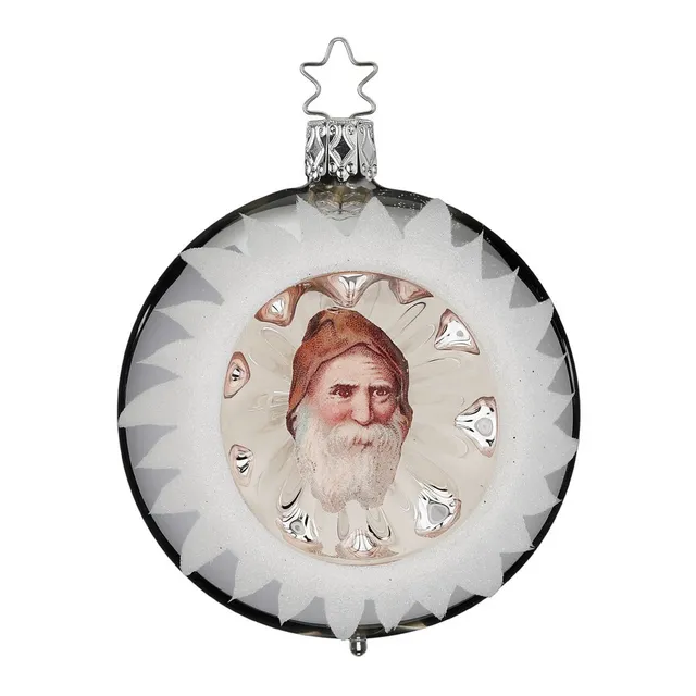 inge-glas-nostalgischer-nikolaus-8-cm-reflex-glaskugel image 1
