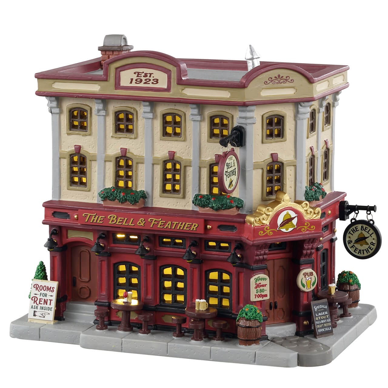 lemax-the-bell-feather-pub-caddington image 1
