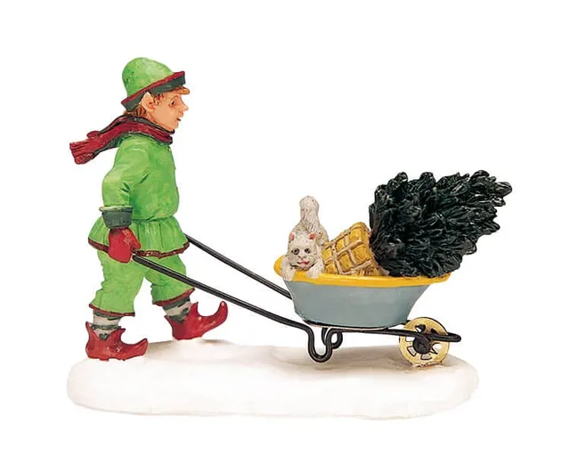 lemax-catch-a-ride-elf-weihnachts-figur image 1