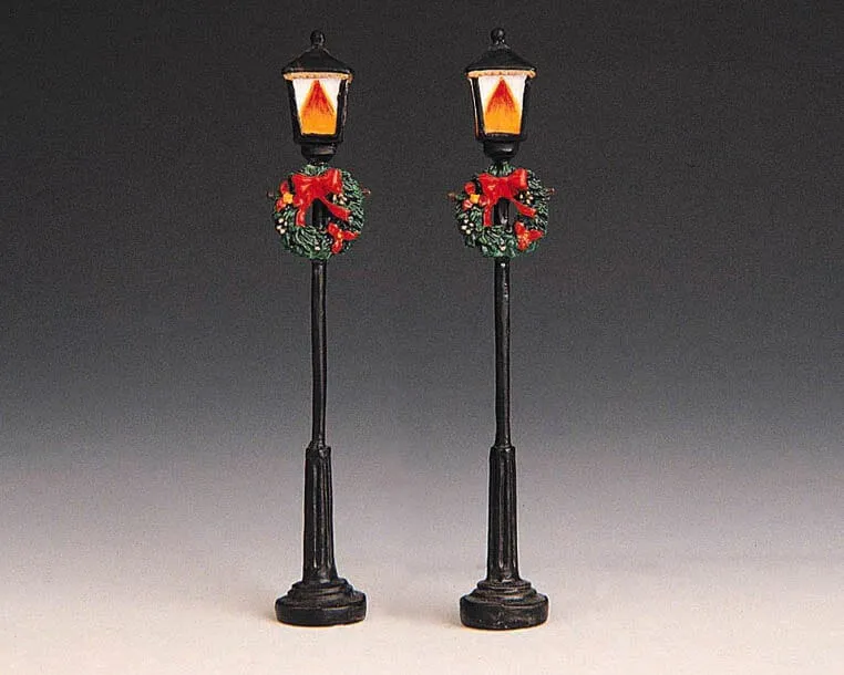 lemax-decorative-lamp-posts-miniatur-laternen-set image 1