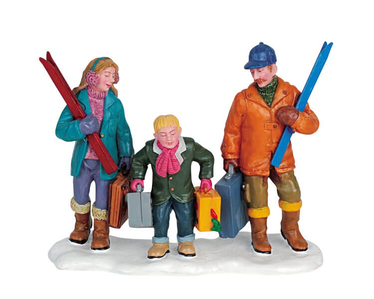 lemax-checking-in-weihnachtsdorf-miniaturfigur image 1